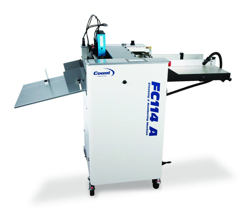 Count FC 114A - Air Feed Creasing and Numbering Machine - Printfinishing