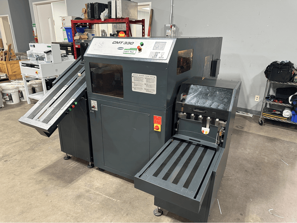 Reconditioned 2012 Challenge CMT 330 Three Knife Trimmer - Printfinishing