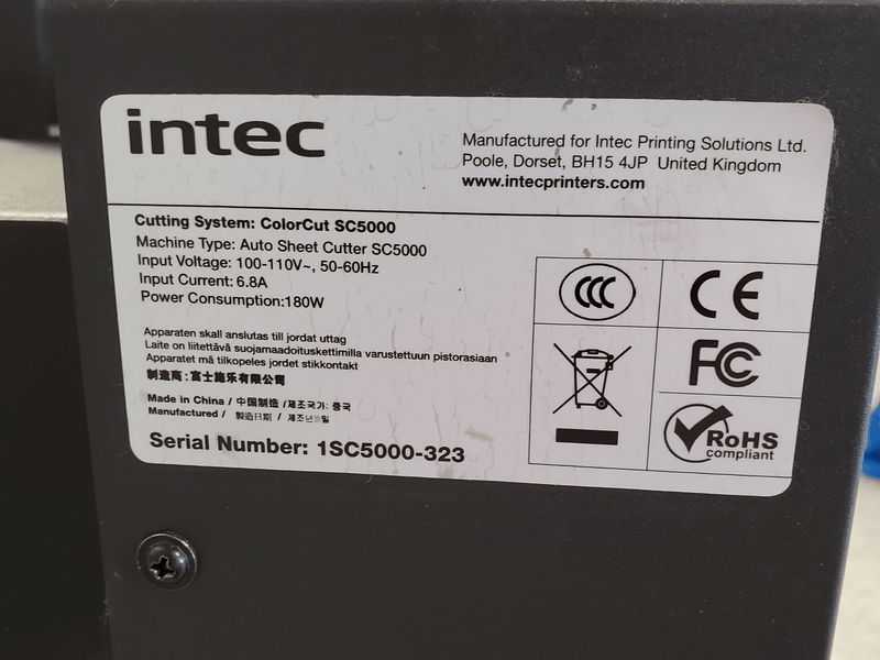 Reconditioned Morgana SC 5000 Digital Die Cutter - Printfinishing